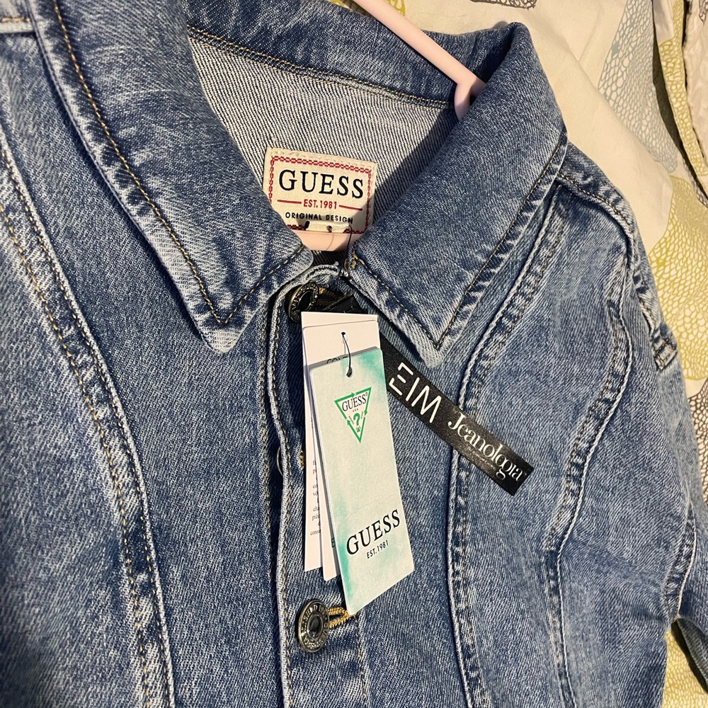 Guess Denim Jacket in Light Blue